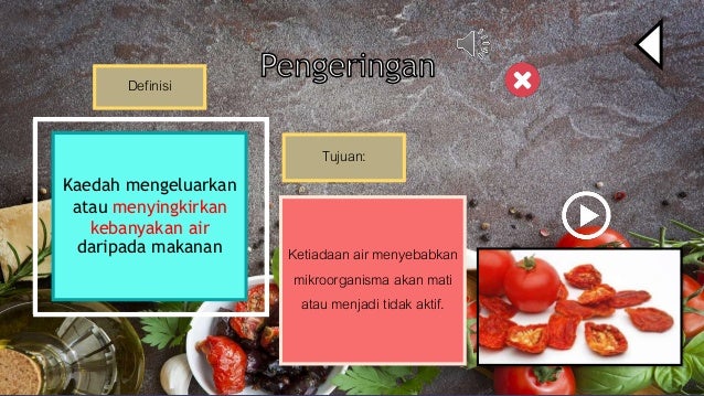 Kaedah Pengawetan Makanan Tahun 6