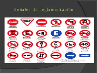 Señales de reglamentación 