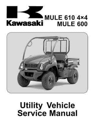 Kaf400 mule 600 610 4x4 '05 service manual  Heater Wiring Diagram 2003 Kawasaki Mule    SlideShare
