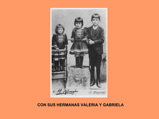 CON SUS HERMANAS VALERIA Y GABRIELA 