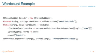 16
Wordcount Example
 