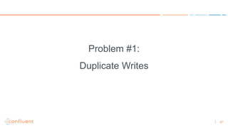 27
Problem #1:
Duplicate Writes
 