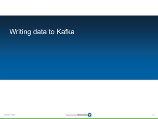 Verisign Public
Writing data to Kafka
72
 