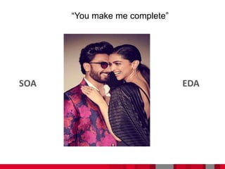 “You make me complete”
SOA EDA
 