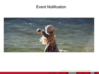 9Document Title - Name - Function - Business Unit DD/MM/YYYY
Event Notification
 
