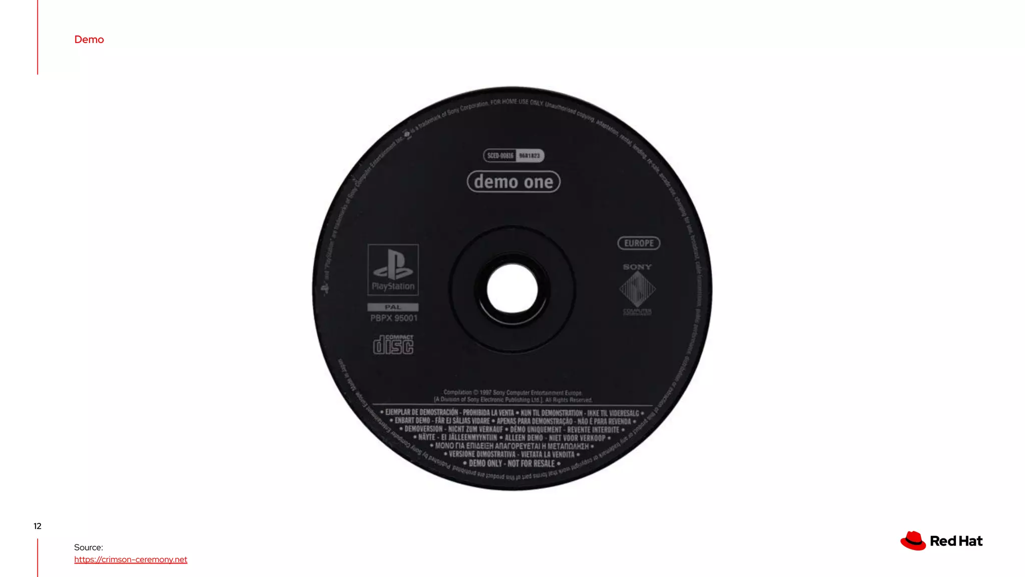 Demo 12 Source: https://crimson-ceremony.net 