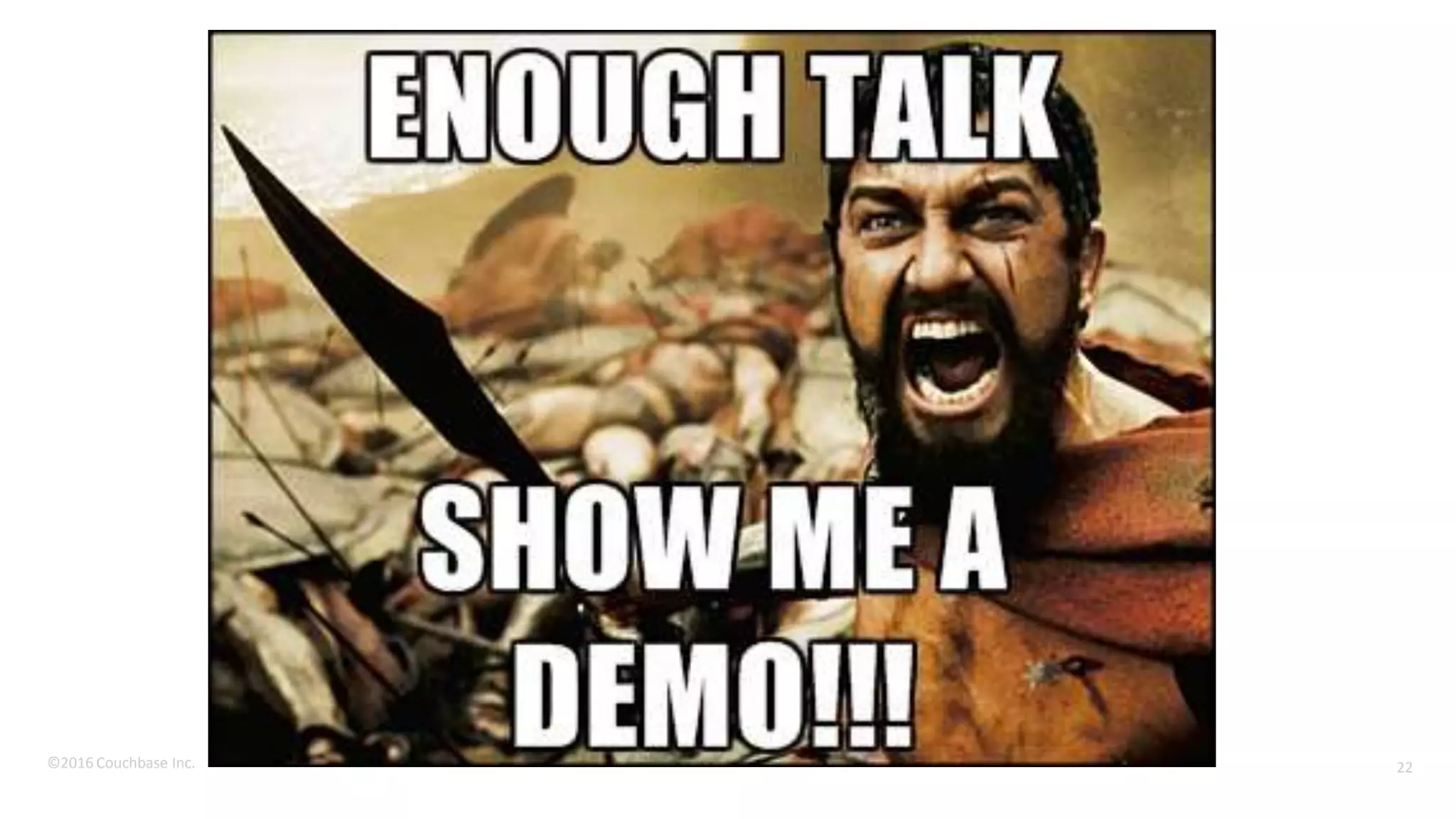 ©2016 Couchbase Inc. 22 