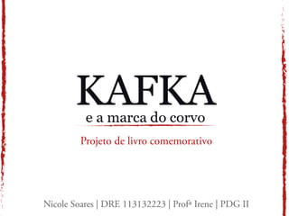 Projeto de livro - Kafka e a marca do corvo