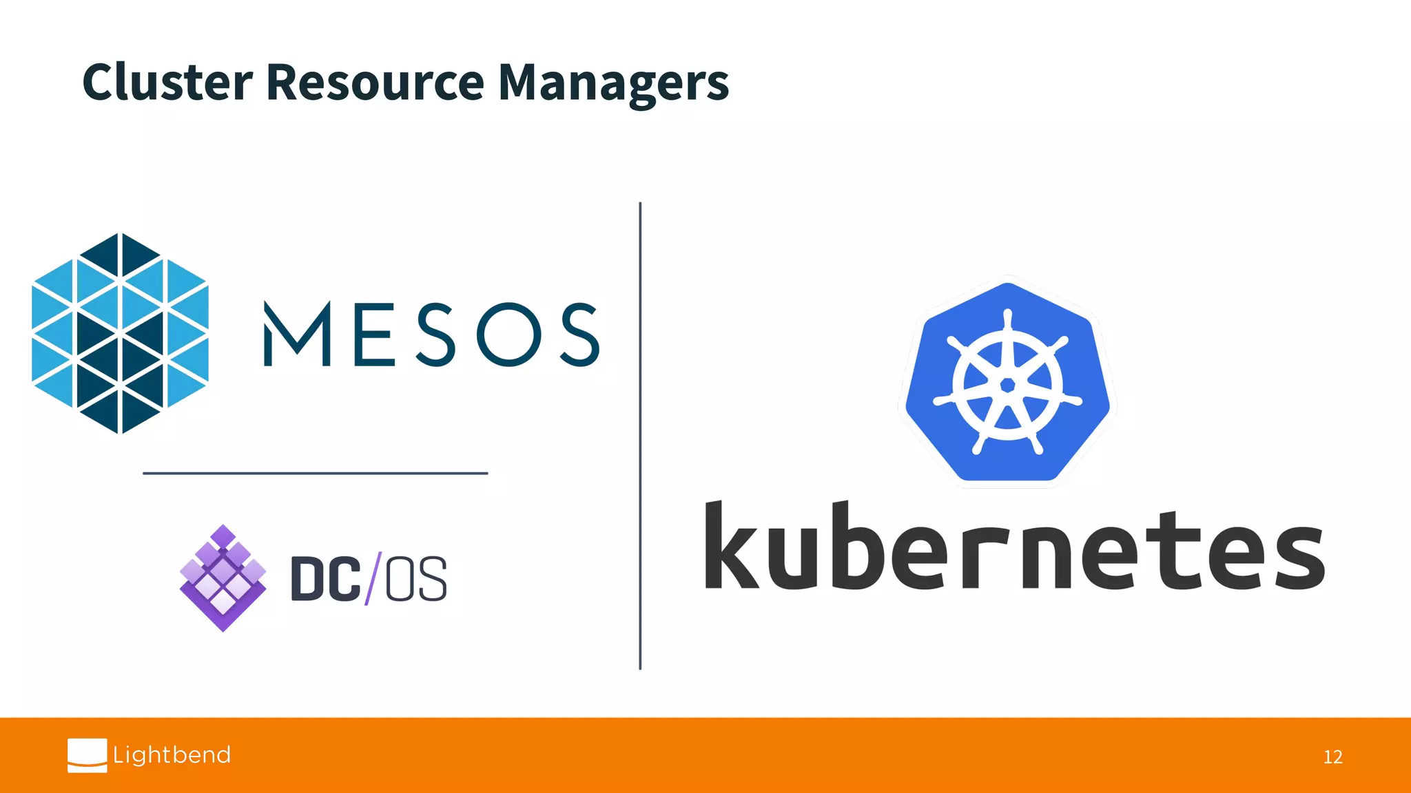 Cluster Resource Managers 12 