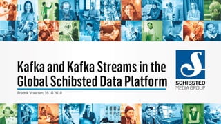 KafkaandKafkaStreamsinthe
GlobalSchibstedDataPlatform
Fredrik Vraalsen, 16.10.2018
 