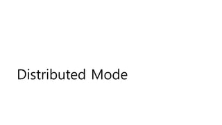 Distributed Mode
 