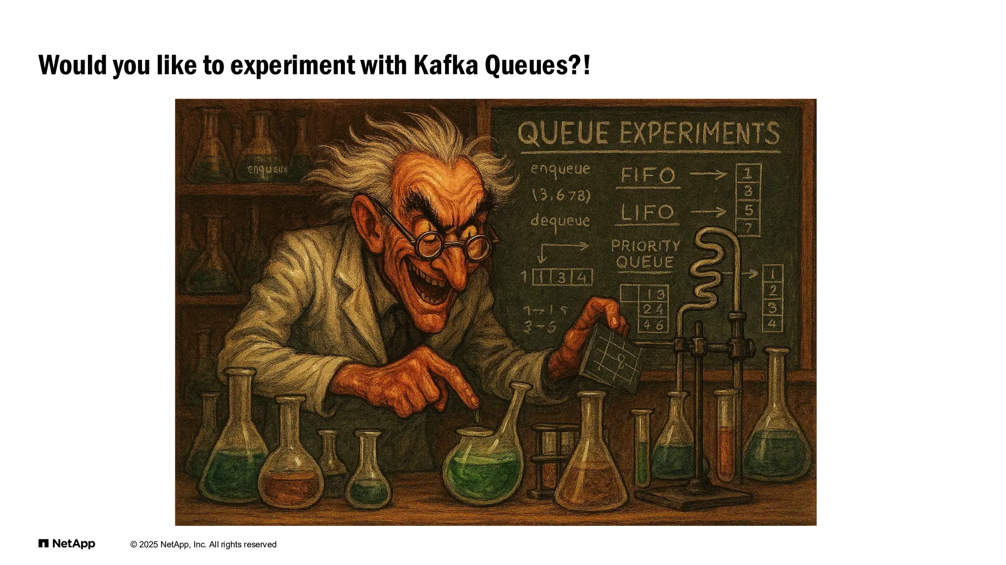 © 2025 NetApp, Inc. All rights reserved
Would you like to experiment with Kafka Queues?!
 