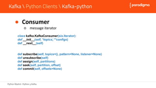 Kafka y python | PPT