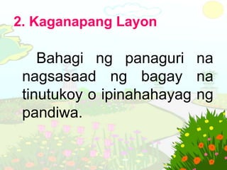 pandiwa pokus layon kaganapan kaganapang ang