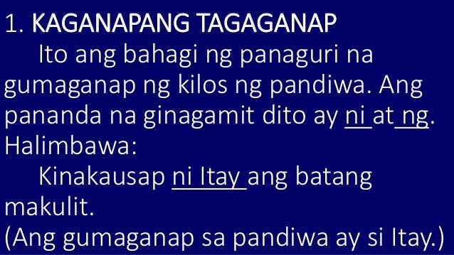 Kaganapan ng pandiwa