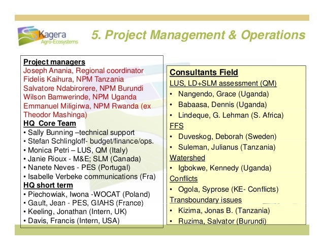 project management accomplishments