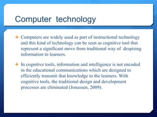 Kago monare applications of cognitivist learning on instructional