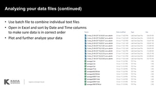 Telemetry Text File Handling and Analyzing Large Telemetry Data Sets | PPTX