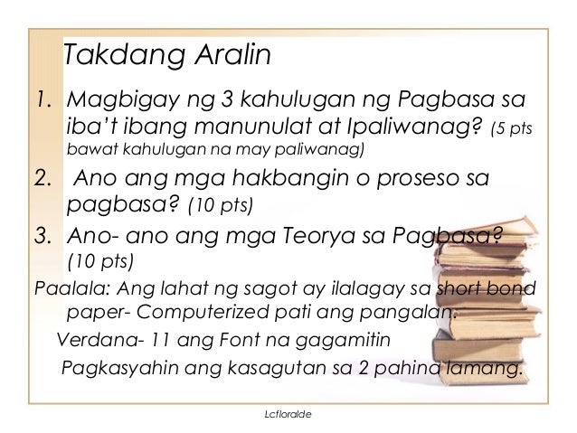 Kahalagahan ng pagbasa