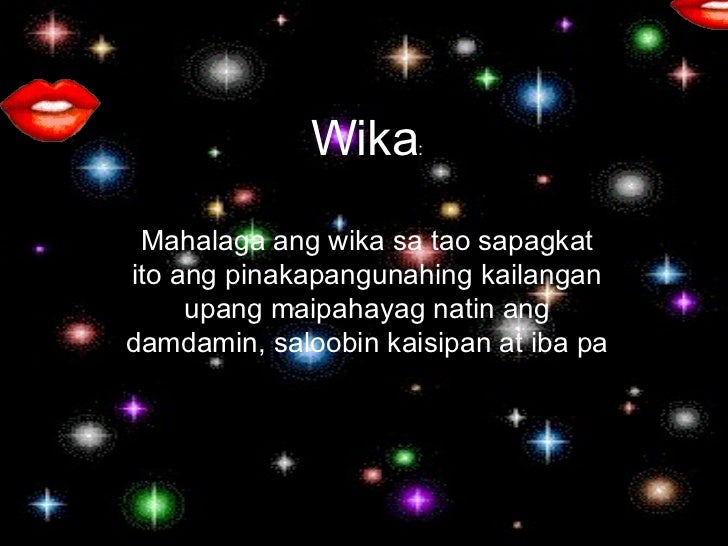 Kahalagahan Ng Wika Sa Lipunan Essay