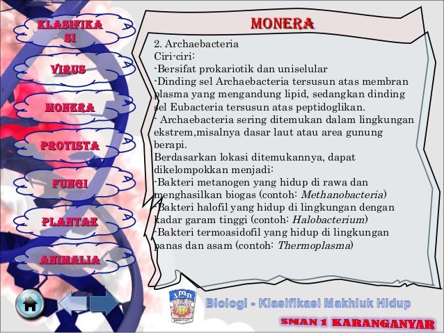 Klasifikasi Makhluk Hidup