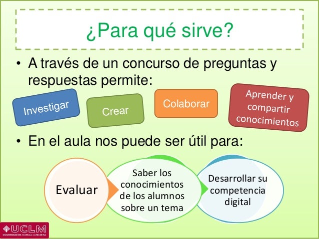 Resultado de imagen para que es kahoot y para que sirve