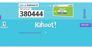 Kahoot guidelines