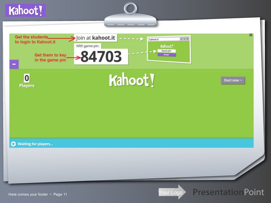 Kahoot presentation