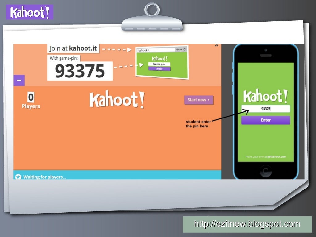 Kahoot presentation