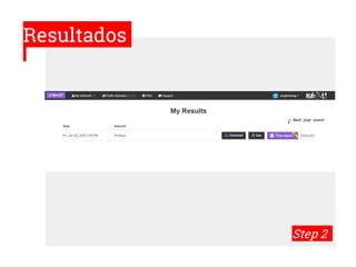 Resultados
Step 2
 