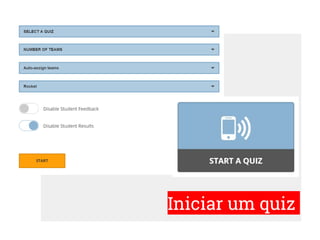 Iniciar um quiz
 