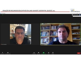 CRIAÇÃO DE RECURSOS EDUCATIVOS ON-LINE: KAHOOT!, SOCRATIVE, QUIZIZZ, etc.
 