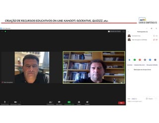 CRIAÇÃO DE RECURSOS EDUCATIVOS ON-LINE: KAHOOT!, SOCRATIVE, QUIZIZZ, etc.
 