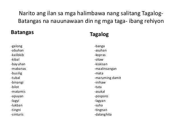 Mga Salita Sa Dayalekto Mga Halimbawa At Kahulugan Ano Ang Isang