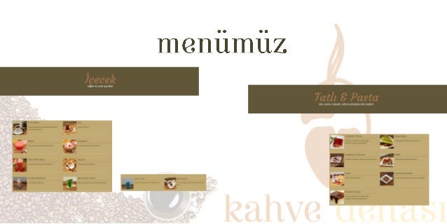 Kahve dehası sunum