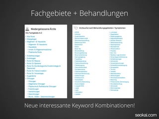Fachgebiete + Behandlungen




Neue interessante Keyword Kombinationen!
 