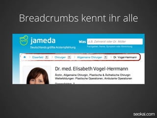 Breadcrumbs kennt ihr alle
 