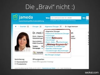 Die „Bravi“ nicht :)



            Relevanz
                +
        „Money-Keywords“
 