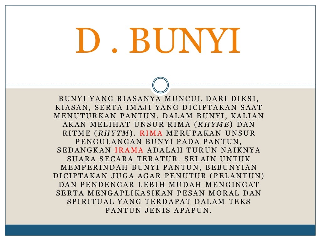 Kaidah kebahasaan dalam teks pantun