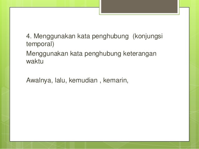 Kaidah kebahasaan teks sejarah