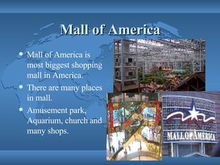 Mall of America ,[object Object],[object Object],[object Object]