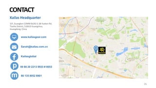 Kailas company Profile | PPTX