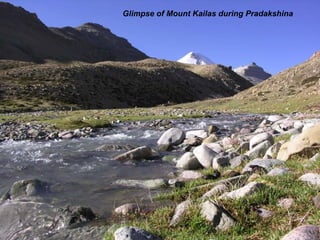 Glimpse of Mount Kailas during Pradakshina 