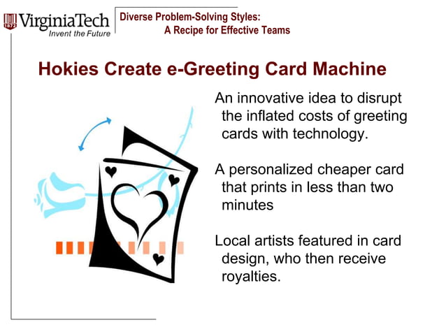 Diverse Problem Solving Styles: A Recipe for Effective Teams | PPTX