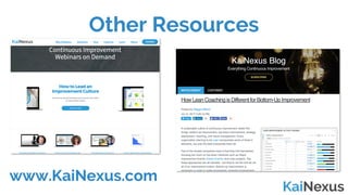 Other Resources
www.KaiNexus.com
 