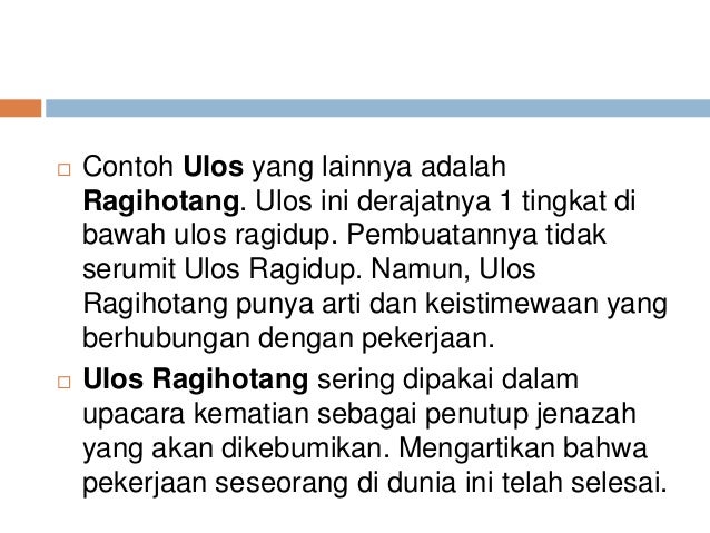  Kain  Tradisional Daerah Sumatera  Utara  Sumatera  Selatan 