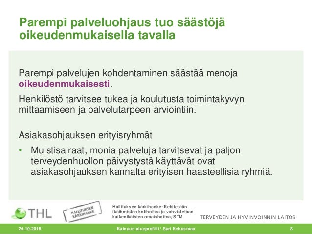 Toimintakyvyn tukeminen kotihoidossa