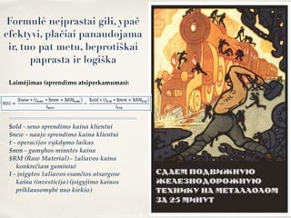 Kaip įvertintiWIN -WIN
sprendimo naudą В2В
rinkoje
Mafijos pasiūlymas:
kaip apskaičiuoti brangesnio sprendimo
efektyvumą, kad nuo kainų karo pereiti į
ekonominės naudos rojų?
IV. Kvantinis
šuolis
 