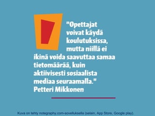 Kuva on tehty notegraphy.com-sovelluksella (selain, App Store, Google play). 
 