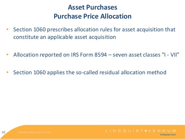 kaiser corp tax update 2012 form 8594 example